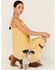 Miss Me Women's Embroidered Southwestern Floral Print Mini Dress, Mustard, hi-res