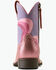 Image #3 - Ariat Girls' Unicorn Magic Metallic Western Boots - Broad Square Toe, Pink, hi-res