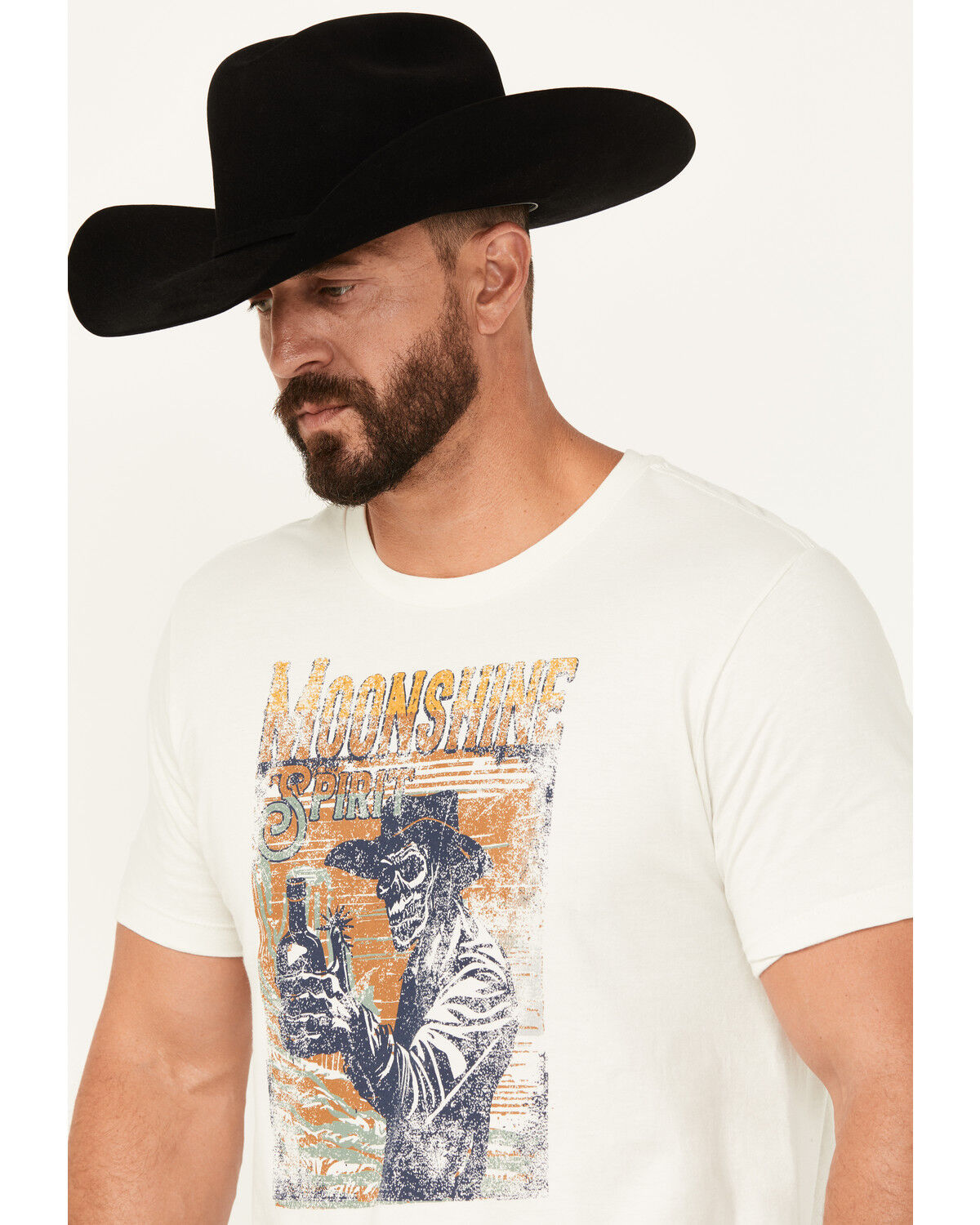 Image #2 - Moonshine Spirit Men's Thumbs Up Short Sleeve Graphic T-Shirt, Tan, hi-res