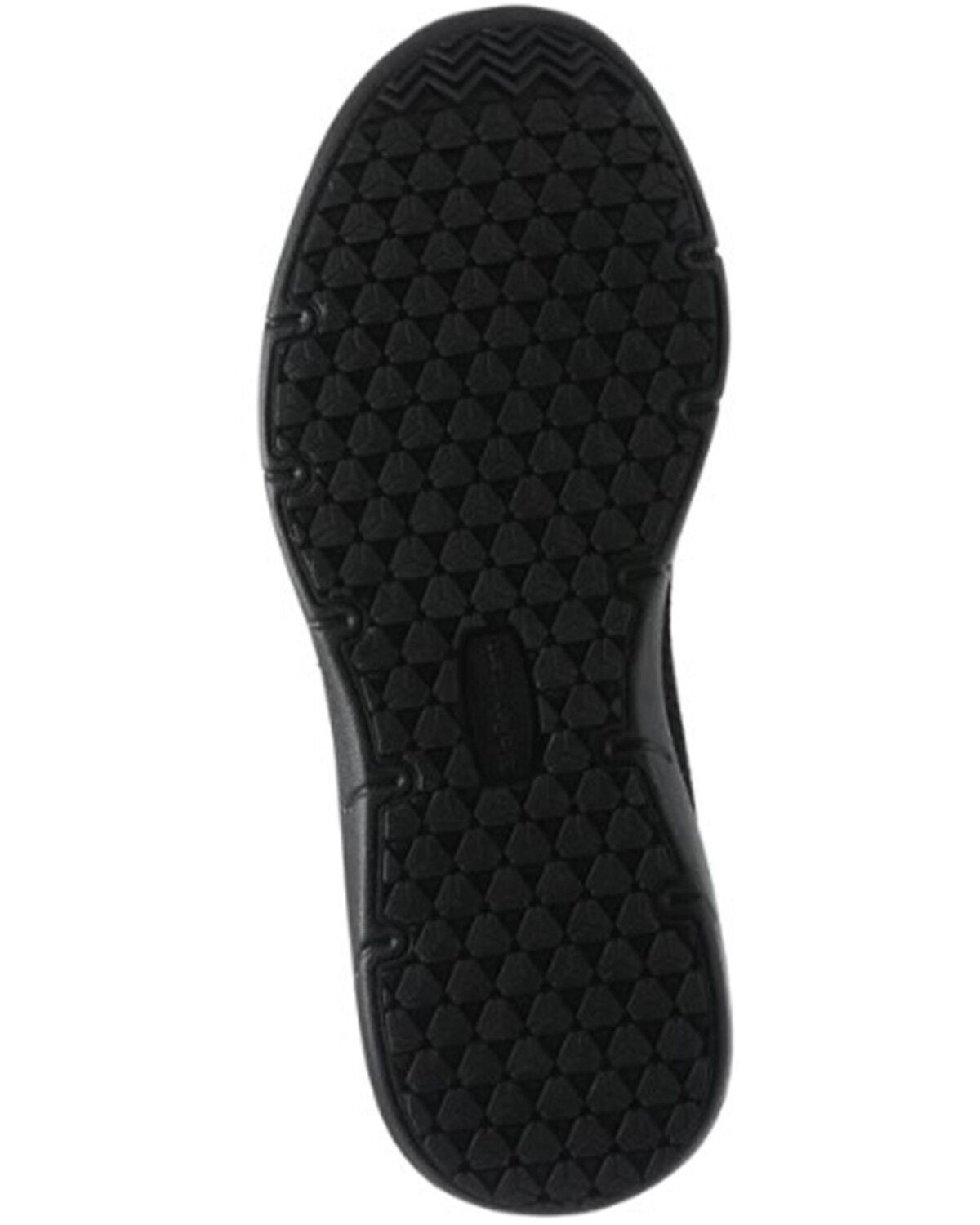 Image #5 - AdTec Men's Light Weight Work Shoes - Round Toe, Black, hi-res