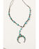 Shyanne Women's Midnight Sky Crescent Turquoise Stone Set, Silver, hi-res