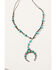 Shyanne Women's Midnight Sky Crescent Turquoise Stone Set, Silver, hi-res