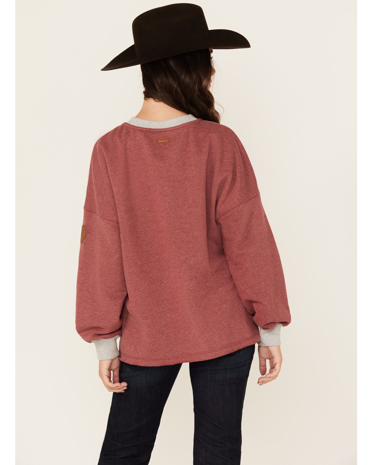Image #4 - Wanakome Women's Honor Color Block Long Sleeve Shirt, Grey, hi-res