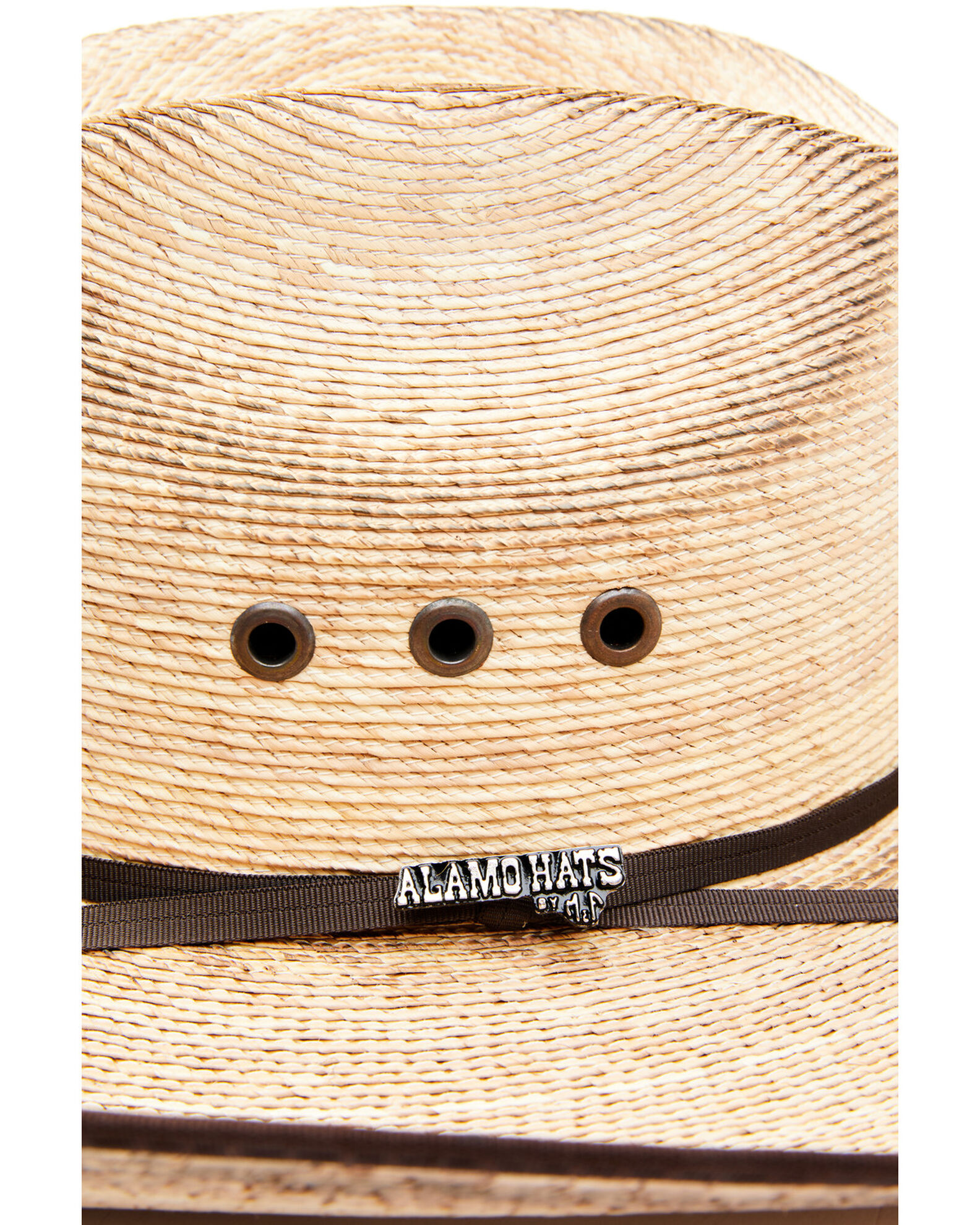 Image #2 - Twister Fired Straw Cowboy Hat, Dark Brown, hi-res