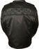 Image #3 - Milwaukee Leather Men's Reflective Skulls Textile Jacket - Big - 4X, Black, hi-res