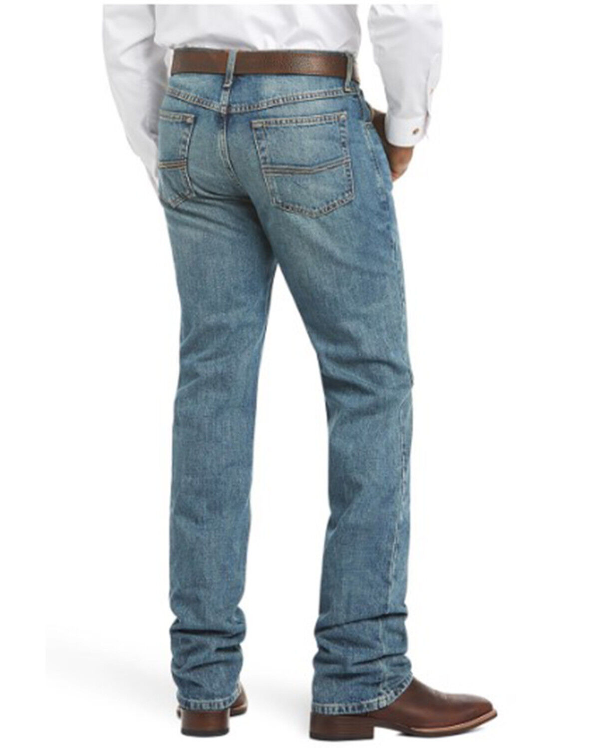 Image #1 - Ariat Men's M2 Relaxed Fit Granite Bootcut Jeans, Granite, hi-res