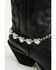 Image #2 - Shyanne Women's Metal Hearts Boot Accessory, Grey, hi-res