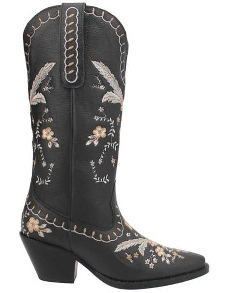 Image #2 - Dingo Women's Full Bloom Western Boots - Medium Toe, Black, hi-res