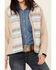 Image #3 - Hooey Women's Serape Striped Softshell Jacket, Lavender, hi-res