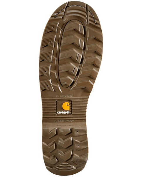 Image #5 - Carhartt Men's 6" Waterproof Lug Work Boots - Moc Toe, Chocolate, hi-res