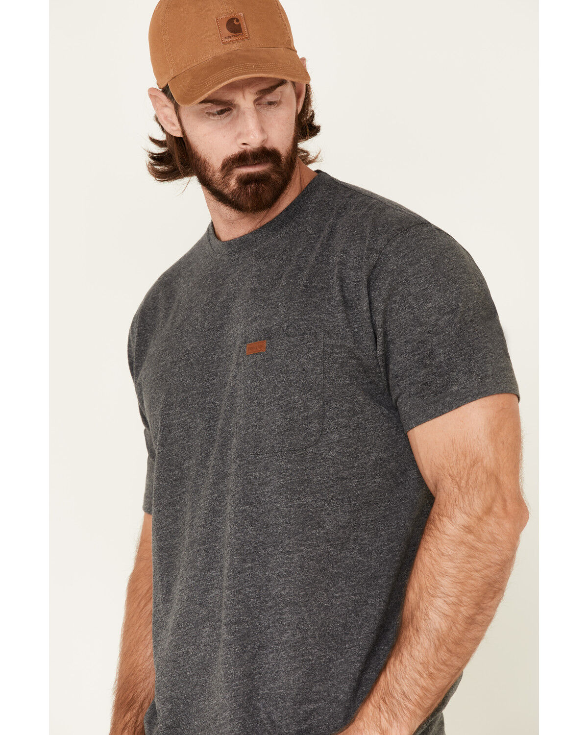 Image #4 - Pendleton Men's Dark Gray Deschutes Pocket Short Sleeve T-Shirt, Dark Grey, hi-res