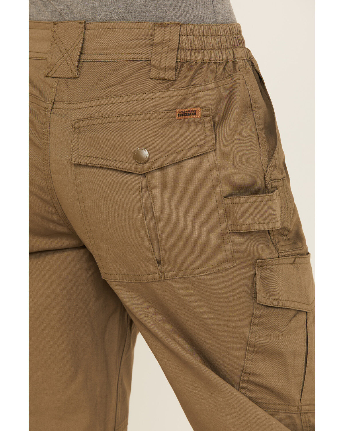 Image #4 - Lucky Brand Workwear Women's Twill Cargo Pants, Green, hi-res