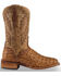 El Dorado Men's Handmade Caiman Stockman Boots - Square Toe, Brown, hi-res