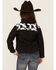 Image #4 - Cowgirl Hardware Girls' Cow Print Yoke Poly Shell Jacket , Black, hi-res