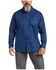 Image #1 - Ariat Men's FR Twilight Geo Print Long Sleeve Button Down Work Shirt, White, hi-res