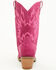 Image #5 - Dingo Girls' Thunder Road Suede Western Boots - Snip Toe, Pink, hi-res