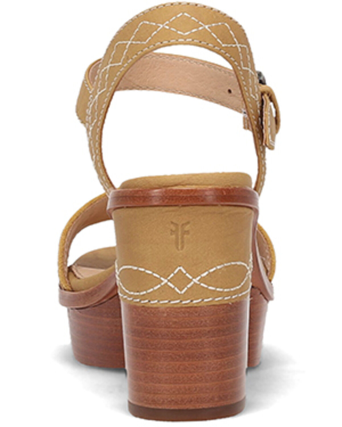 Image #5 - Frye Women's Pipa Woodstock Platform Sandal, Tan, hi-res