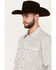 Image #2 - Roper Men's Amarillo Medallion Print Long Sleeve Snap Western Shirt , Light Grey, hi-res
