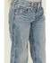 Image #2 - Ariat Girls' Amora Medium Wash Bootcut Denim Jeans, Blue, hi-res