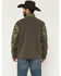 Image #4 - Ariat Men's Logo Camo Logo Concealed Carry Softshell Jacket - Big, Black, hi-res