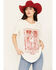 Image #1 - Wrangler Women's Rodeo Dream Short Sleeve Graphic Tee, White, hi-res