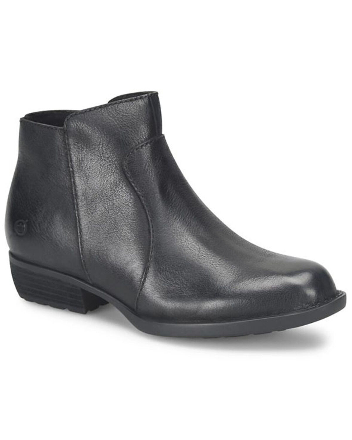 Image #1 - Born Women's Rani Ankle Boots - Round Toe, Black, hi-res