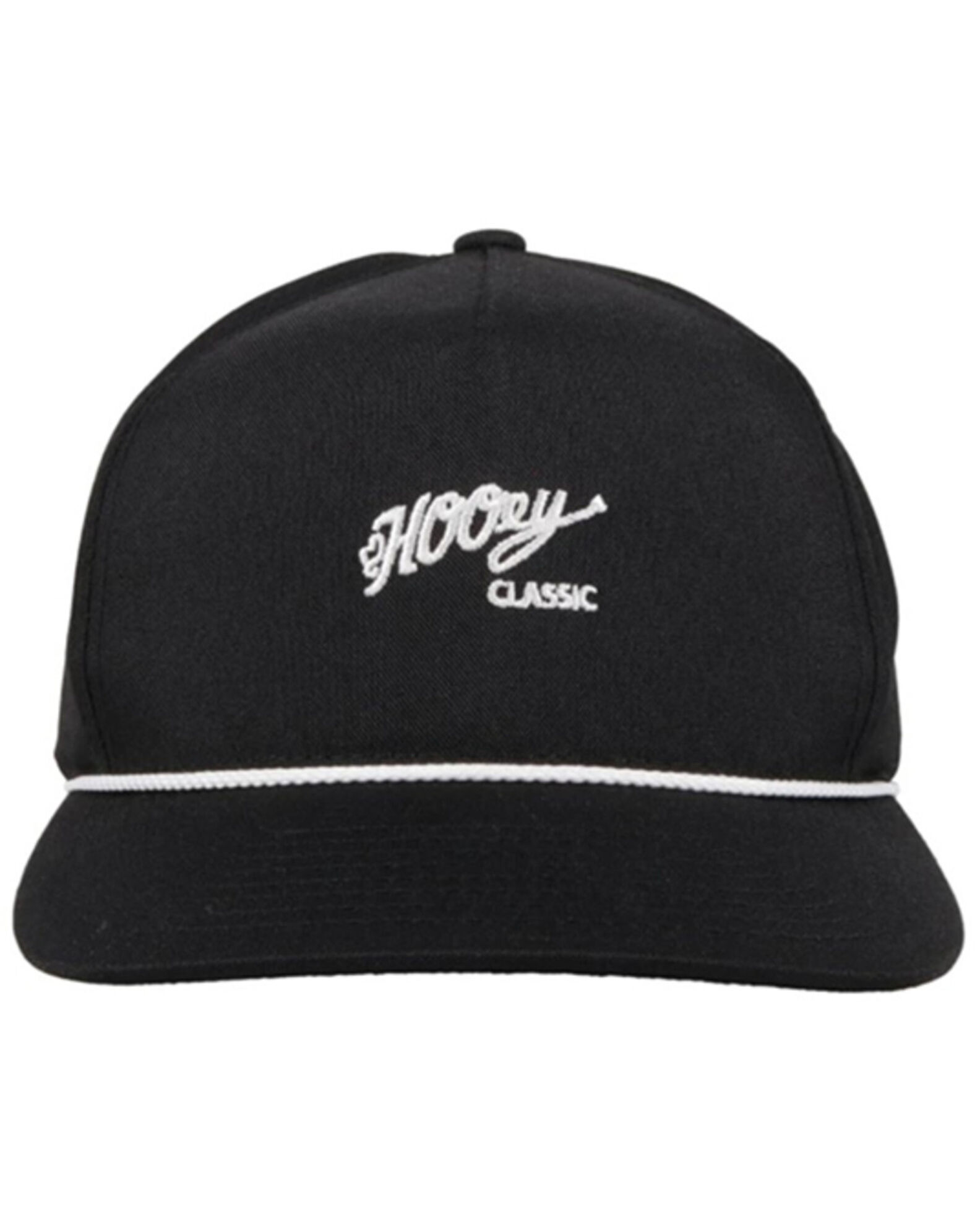 Image #3 - Hooey Men's Solid Classic Logo Embroidered Trucker Cap, Black, hi-res