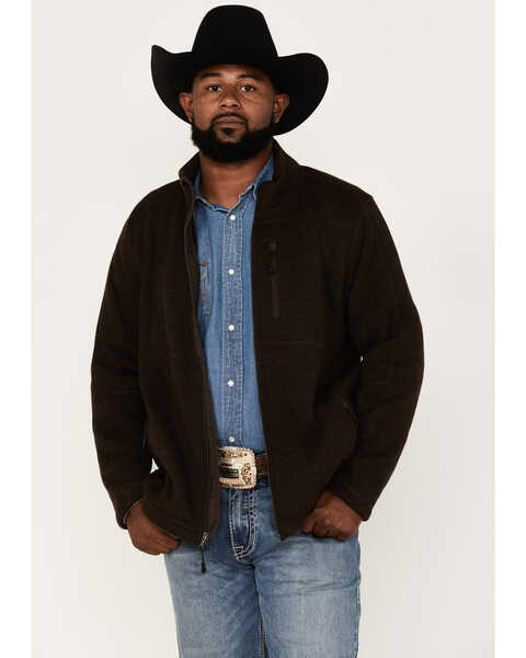 Image #1 - Cody James Men's Revolve Zip Jacket, Brown, hi-res