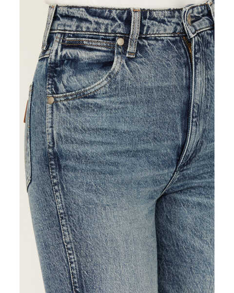 Image #2 - Wrangler Women's Walker Medium Wash High Rise Stretch Slim Leg Jeans , Medium Wash, hi-res