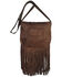 Kobler Leather Women's Brown Tooled Crossbody Bag, Dark Brown, hi-res