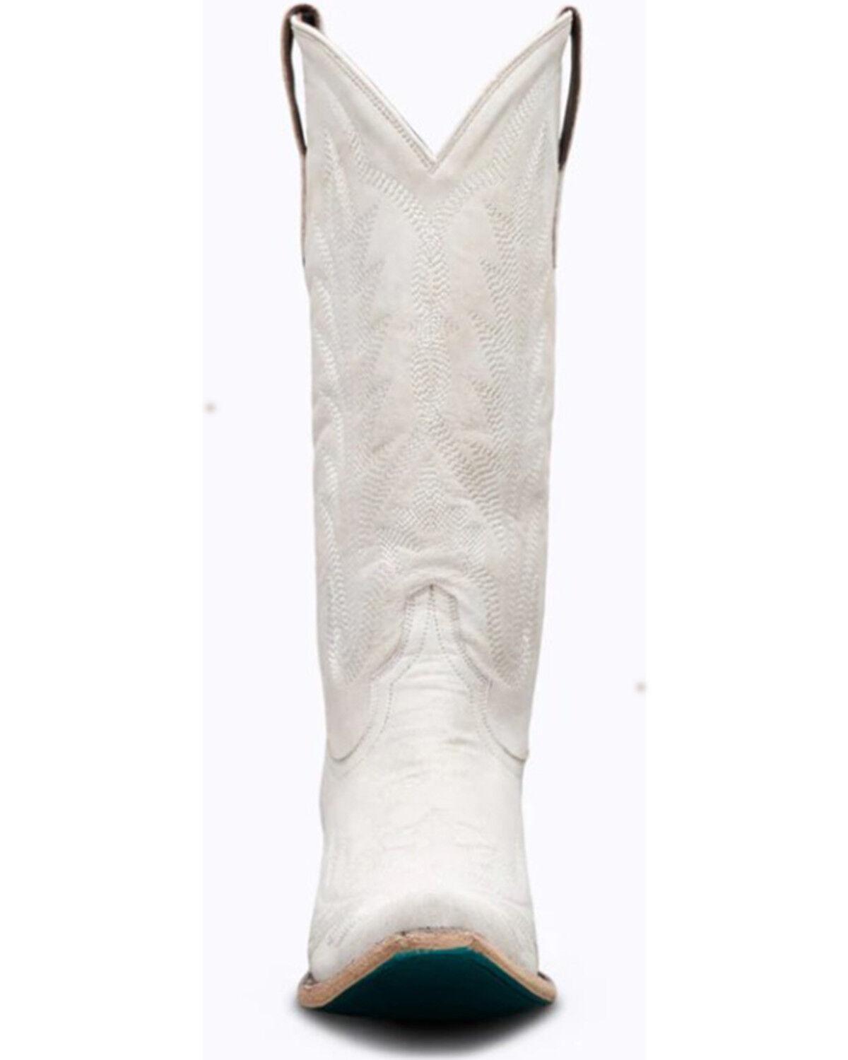 Image #4 - Lane Women's Lexington Leather Western Boots - Snip Toe, Ivory, hi-res