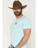 Image #3 - Cinch Men's America's Finest Farmers Short Sleeve Graphic T-Shirt, Blue, hi-res