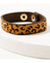 Keep it Gypsy Women's 5-piece Gold & Leopard Beaded Bracelet Set, Leopard, hi-res