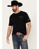 Image #3 - Buckwear Men's Boot Barn Exclusive Not Illegal Short Sleeve Graphic T-Shirt, Black, hi-res
