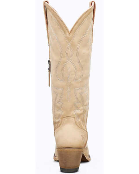 Image #5 - Junk Gypsy By Lane Women's Nighthawk Zipper Western Boots - Snip Toe , Ivory, hi-res