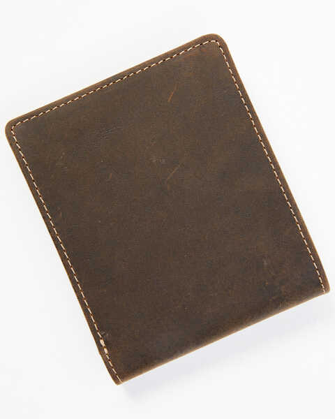 Image #3 - Hawx Men's Brown Flag Bifold Wallet, Brown, hi-res