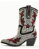 Image #3 - Azalea Wang Women's Kaitland Embellished Boots - Snip Toe, Black/red, hi-res