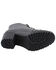 Image #6 - Milwaukee Leather Women's Studded Rocker Boots - Round Toe, Dark Grey, hi-res