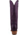 Image #5 - Black Star Women's Victoria Western Boots - Snip Toe, Purple, hi-res