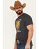 Image #2 - Wrangler Men's Yellowstone Dutton Ranch Wolf Short Sleeve Graphic T-Shirt, Black, hi-res