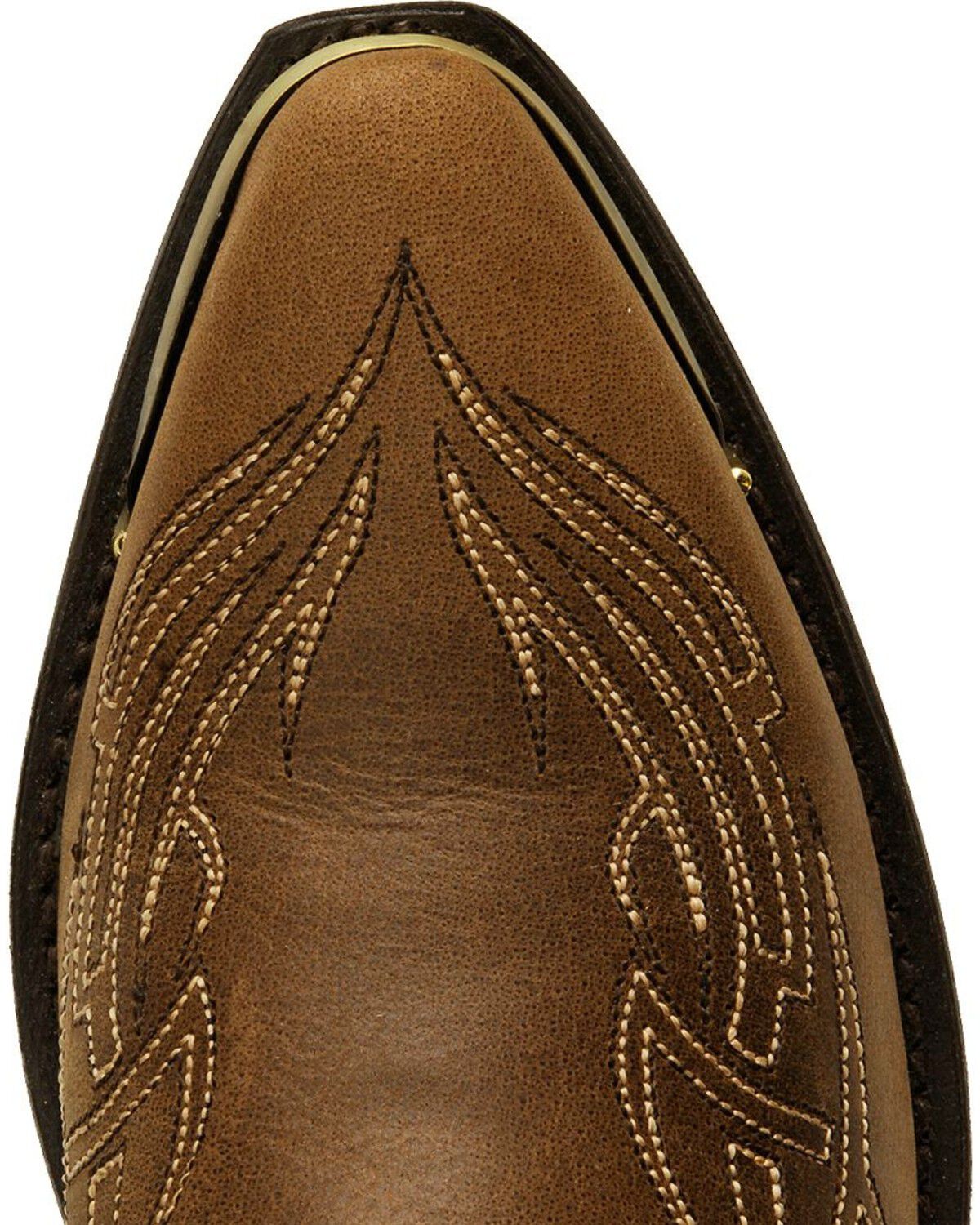 Image #6 - Sage by Abilene Studded Harness Boots - Snip Toe, Brown, hi-res
