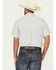 Image #4 - Cody James Men's Wild West Rhythms Southwestern Striped Print Short Sleeve Button-Down Stretch Western Shirt - Big, Tan, hi-res