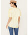Image #4 - Gina Tees Women's Tie Dye Cut Out Desert Cowboy Graphic Tee, Yellow, hi-res