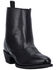 Image #1 - Laredo Men's Side Zipper Western Boots - Round Toe, Black, hi-res