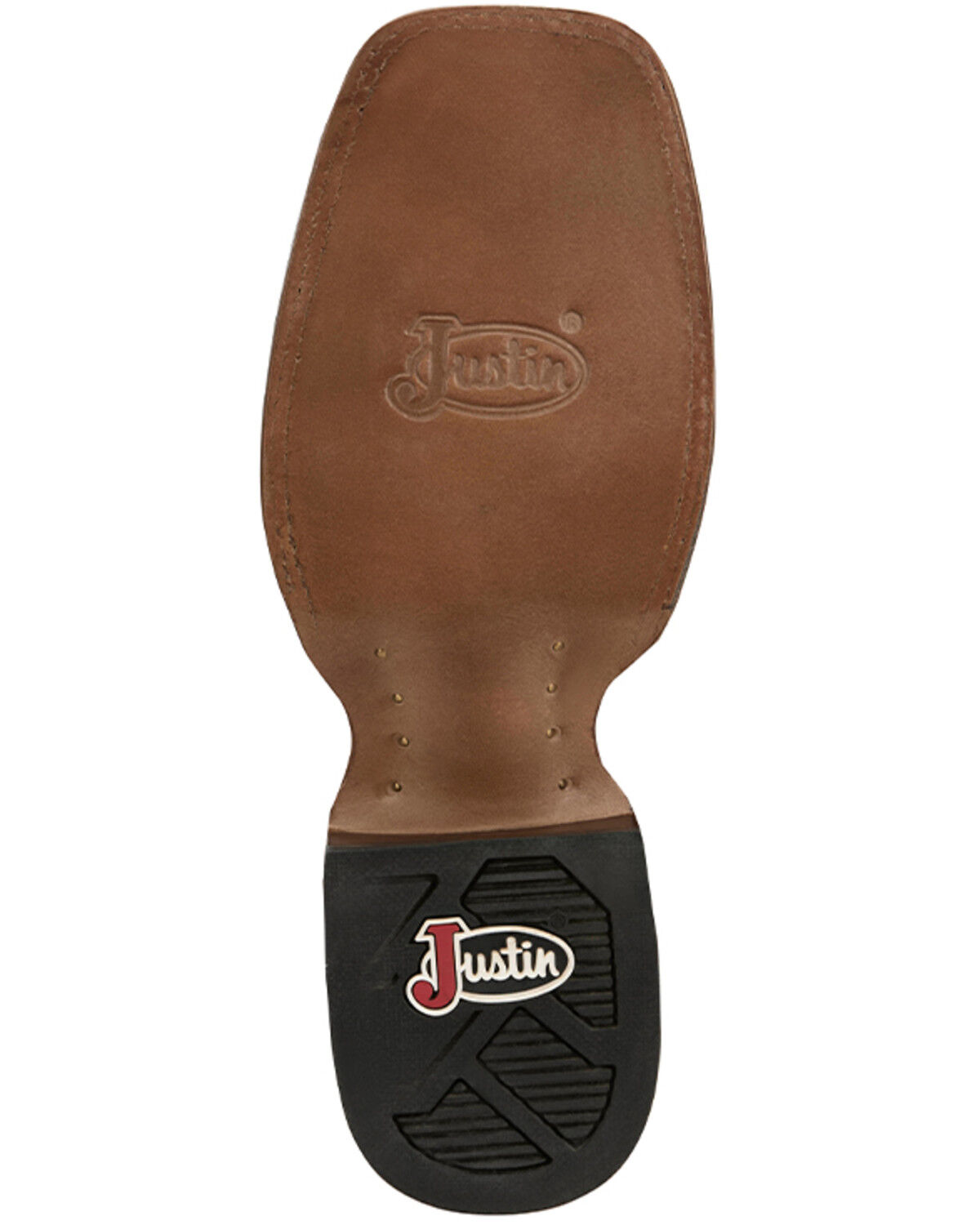 Image #7 - Justin Women's Miss Elle Western Boots - Broad Square Toe, Brown, hi-res