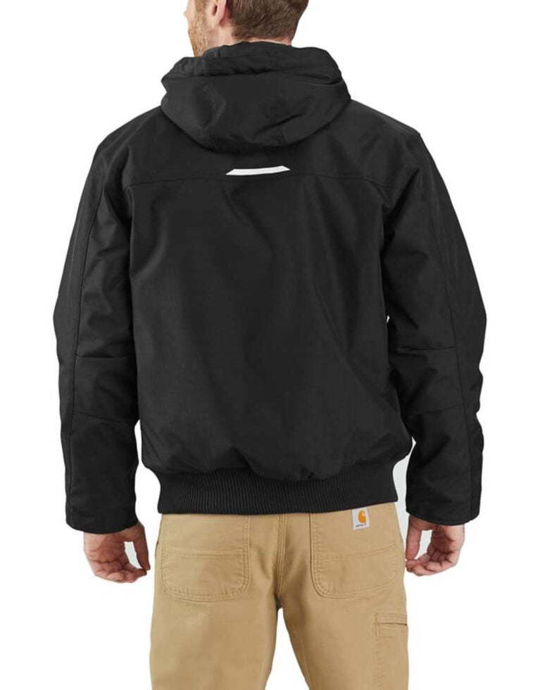 Carhartt Men's Black Yukon Extremes Insulated Hooded Active Work Jacket
