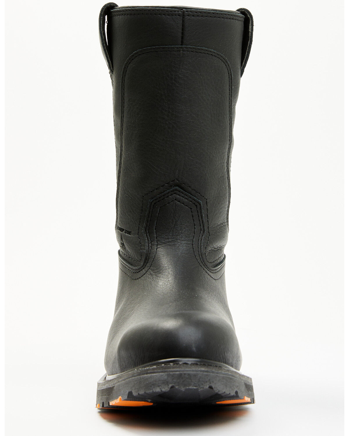 Image #4 - Hawx Men's 11" Industrial Wellington Work Boots - Composite Toe, Black, hi-res
