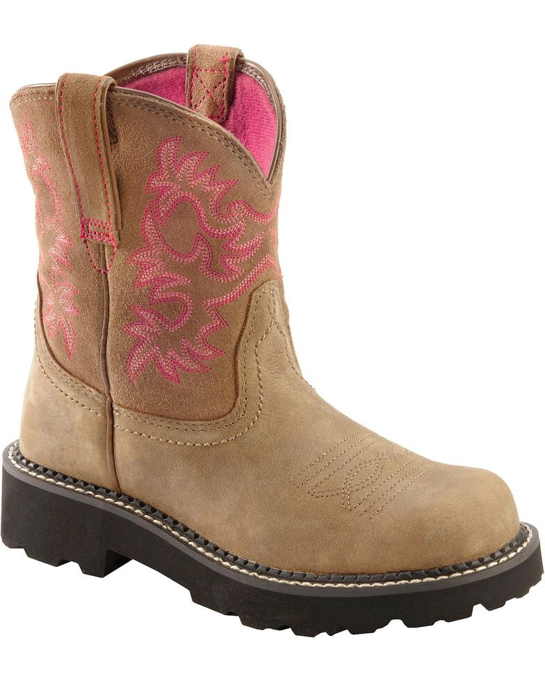 Ariat Fatbaby Bomber Cowgirl Boots - Round Toe, Brown, hi-res