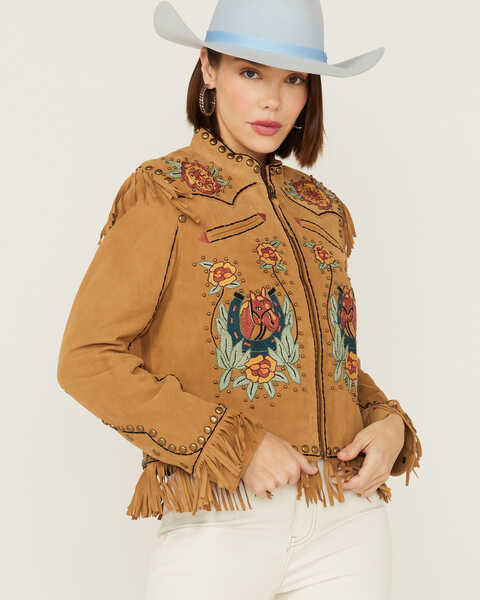 Image #1 - Double D Ranch Women's Lucky Laila Jacket, Tan, hi-res