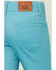 Ranch Dress'n Girls' Sedona Southwestern Print Flare Jeans, Turquoise, hi-res